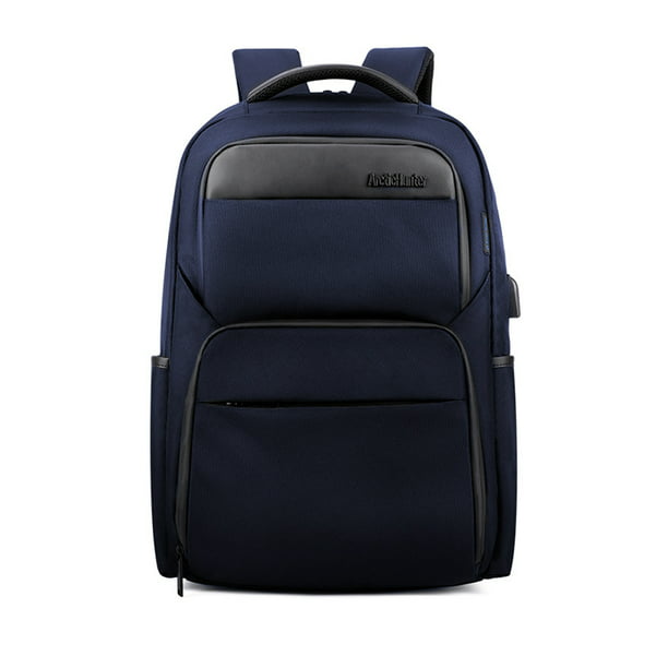HZZ Mens Backpack Casual Laptop Backpack USB Charging Backpack Large Capacity Travel Bag 